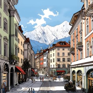 Innsbruck, Zeichentrickfilm 1