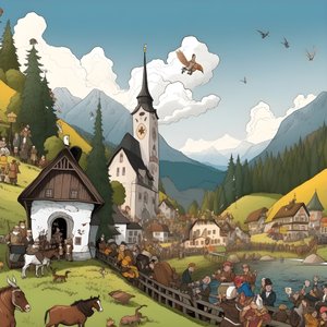 Österreich, Cartoon 1