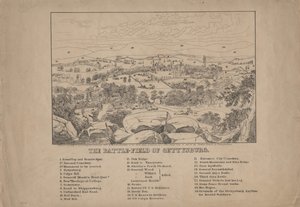 Das Schlachtfeld von Gettysburg, ca. 1867