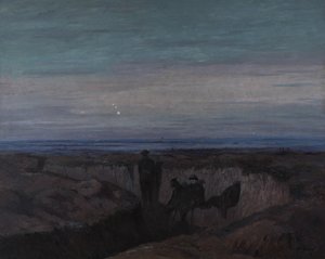 Morgendämmerung am Ouse-Graben, 1918