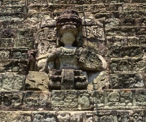 Hieroglyphische Statue von Copan