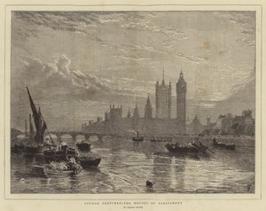 Londoner Skizzen, die Houses of Parliament