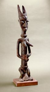 Figur von Onile, Iperu, Tsoede (Messing)