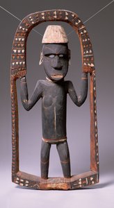 Figur aus dem Kanuhaus, Salomonen