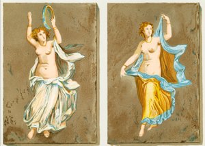 Tanzende Mädchen aus einem pompejanischen Gemälde