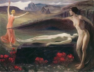 Frauen in einer Landschaft