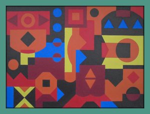 NATIVE AMERICAN, 2017, ACRYL AUF PAPIER