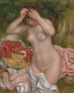 Badende, die ihr Haar richtet, 1893