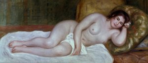 Liegende nackte Frau