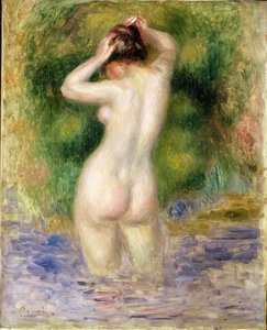 Nackte beim Waten, ca. 1880
