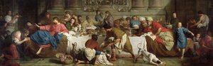 Abendessen im Haus von Simon, 1737