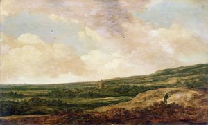 Landschaft mit einem Jäger