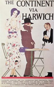 Der Kontinent über Harwich (Plakat)