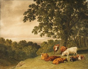 Landschaft mit Vieh, 1819