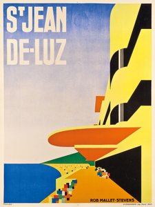 Plakatwerbung für Saint-Jean-de-Luz, 1928