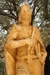 Statue von Alfons X. (1221-84) der Weise