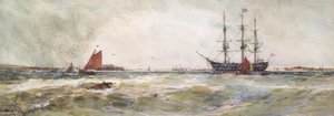 Stürmisches Wetter, Portsmouth