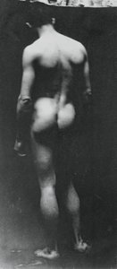Stehender Akt Samuel Murray, ca. 1890-1892