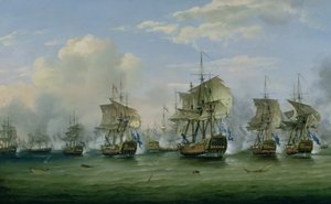 Die Schlacht von Doggerbank, 1781