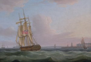 Schiffe vor Dover, ca. 1760