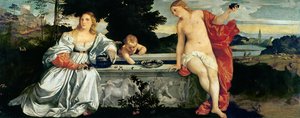 Heilige und profane Liebe, ca. 1515
