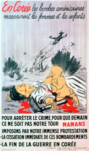 Französisches Anti-Korea-Kriegsplakat, 1950