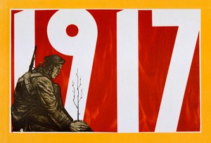 Sowjetisches Propagandaposter, 1917
