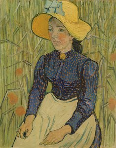 Bauernmädchen mit Strohhut, 1890