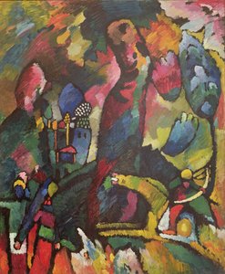 Bild mit einem Bogenschützen, 1909