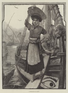 Ein Fischer-Mädchen aus Lissabon