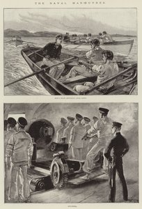 Die Marine-Manöver