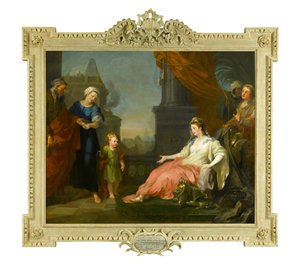 Moses wird vor die Tochter des Pharao gebracht, 1746