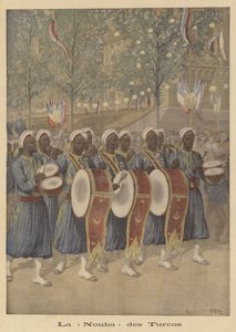 Musikkapelle der kolonialen Tirailleurs (Turcos)