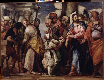 Christus und die Ehebrecherin von Veronese