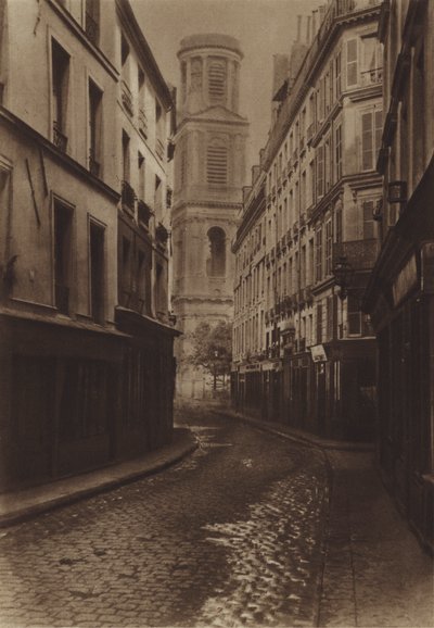 Die Rue du Vieux-Colombier von (after) French Photographer