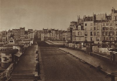 Die Pont-Neuf im Jahr 1852 (s/w Foto) von (after) French Photographer