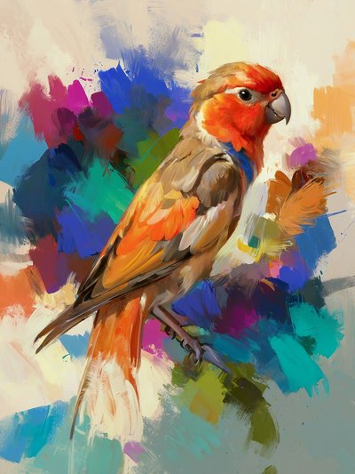 Vogelmalerei von Mario Witt