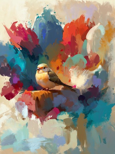 Vogelmalerei 2 von Mario Witt