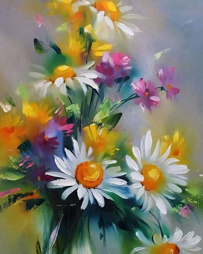 Bunte Blumen von F. Abderrahim