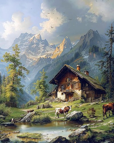 Schöne Herbstlandschaft von F. Abderrahim