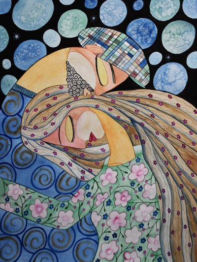 Umarmung von Marys Watercolors