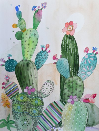 Kakteen von Marys Watercolors