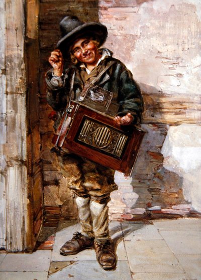 Der Drehorgelspieler von A.J. Rayner