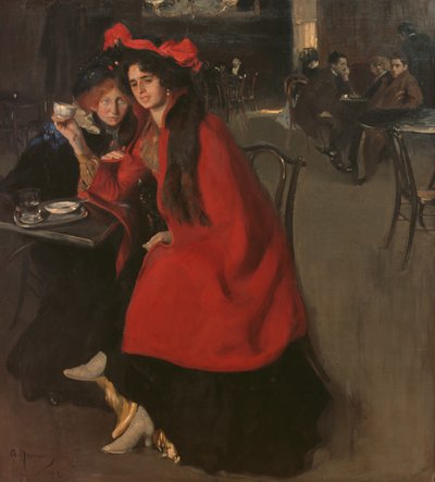 In einem Café, 1902 von A. A. Murashko