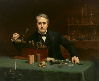 Thomas Alva Edison von Abraham Archibald Anderson
