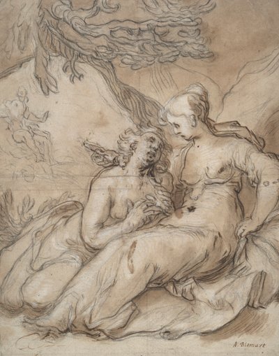 Ceres und Proserpina (?) von Abraham Bloemaert