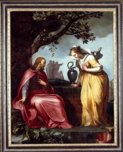 Christus und die Samariterin von Abraham Bloemaert
