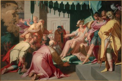 Josef und seine Brüder von Abraham Bloemaert
