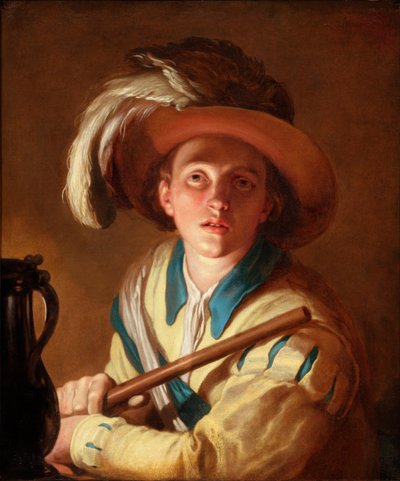 Der Flötenspieler, 1621 von Abraham Bloemaert