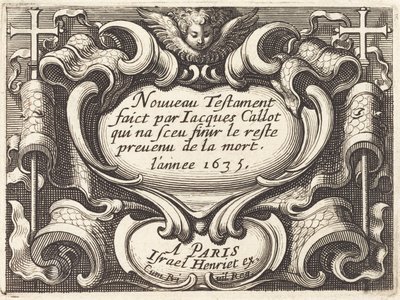 Frontispiz für Callots "Das Neue Testament" von Abraham Bosse